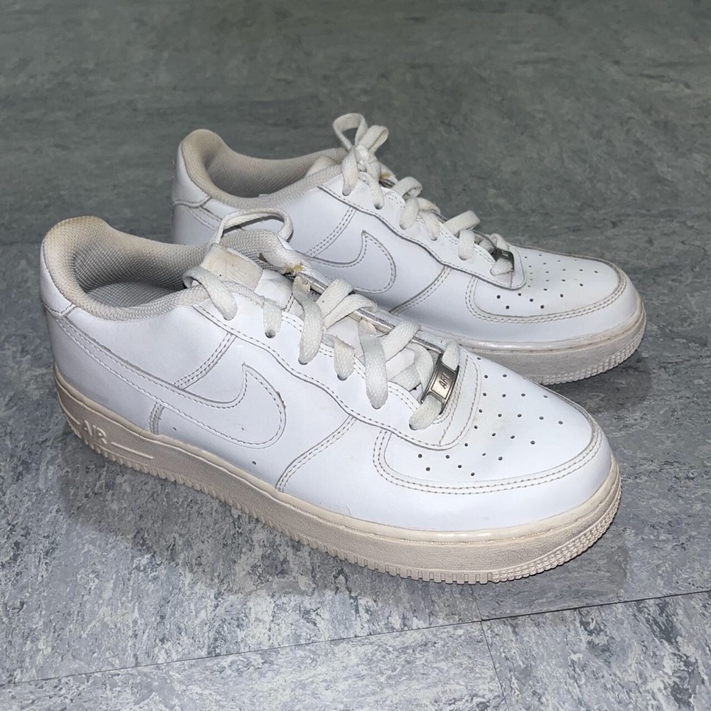 White Nike Air forces